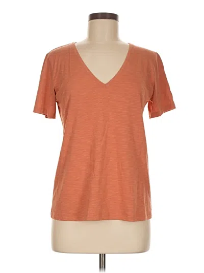 Pre-owned Theory Short Sleeve T-shirt In Orange