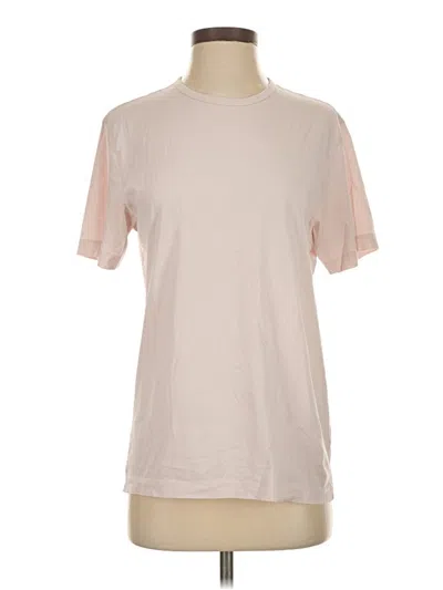 Pre-owned Theory Short Sleeve T-shirt In Pink