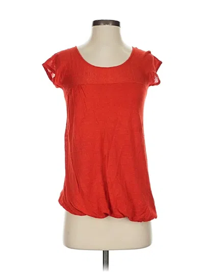 Pre-owned Theory Short Sleeve T-shirt In Red