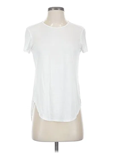 Pre-owned Theory Short Sleeve T-shirt In White