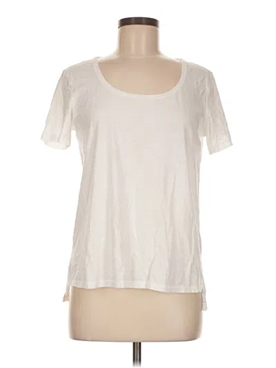 Pre-owned Theory Short Sleeve T-shirt In White