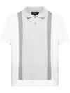 Theory Colorblock Stripe Polo In ホワイト