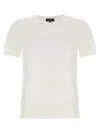 Theory Short-sleeved Sweater In White