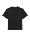 Theory Button-front Short-sleeved Polo Shirt In Black