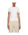 Theory Tiny Tee In Organic Slub Cotton In White