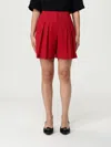 Theory Pleated Crunch Linen Shorts