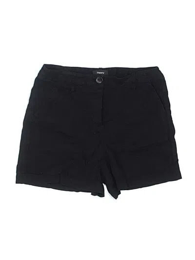 Pre-owned Theory Shorts In Black