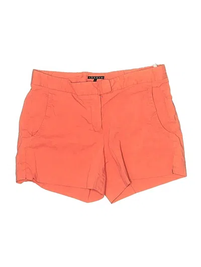 Pre-owned Theory Shorts In Orange