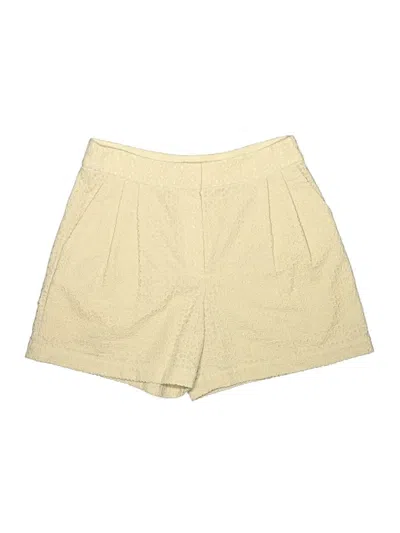 Pre-owned Theory Shorts In Yellow
