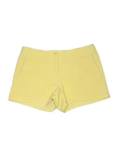 Pre-owned Theory Shorts In Yellow