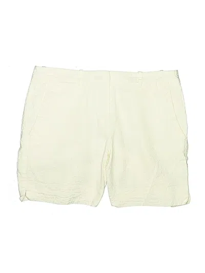 Pre-owned Theory Shorts In Yellow