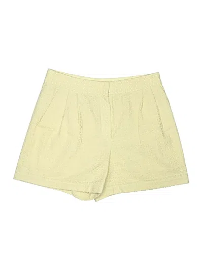 Pre-owned Theory Shorts In Yellow