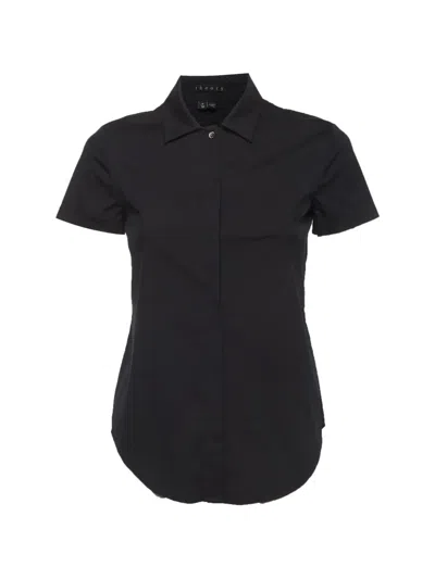 Pre-owned Theory Short-sleeve Shirt In Black