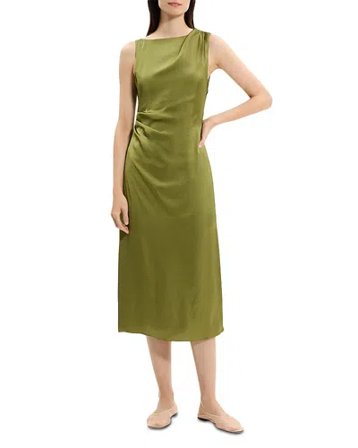 THEORY SHOULDER DRAPE DRESS