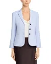 Theory Shrkn Three Button Jacket In Blue