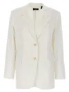 Theory Fitted Blazer With Functional Design In White