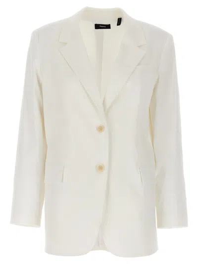 Theory 'shrunken' Blazer In White