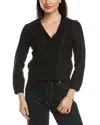 Theory Shrunken Cardigan In Black