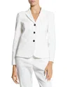 Theory Shrunken Three Button Blazer In White