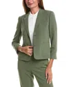 Theory Shrunken Patch Pocket Blazer In Green