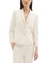 Theory Boxy Patch Pocket Blazer In Admiral Crepe In White