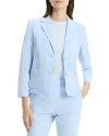 THEORY SHRUNKEN SPLIT CUFF TWO BUTTON BLAZER