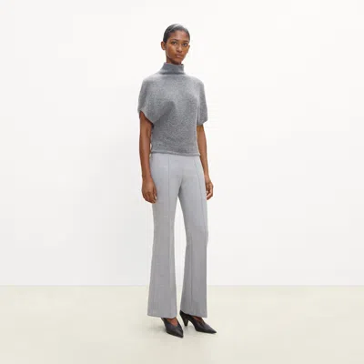 Theory Side-zip Flare Pant In Bistretch Wool In Gray