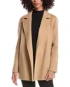 Theory Wool And Cashmere-blend Felt Blazer In Nude