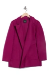 Theory Sileena Wool & Cashmere Blend Coat In Purple