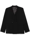 Theory Silk Blazer In Black