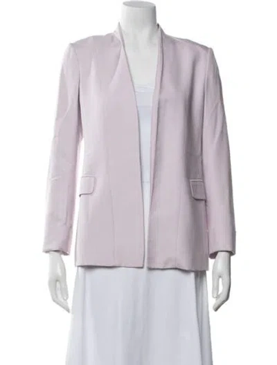 Pre-owned Theory Silk Blazer In Purple