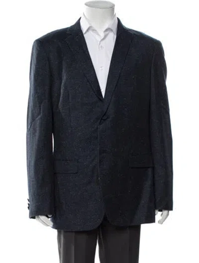 Pre-owned Theory Silk Blazer W/ Tags In Blue