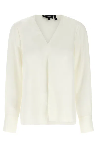 THEORY THEORY SILK BLOUSE