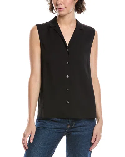 Theory Silk Blouse In Black