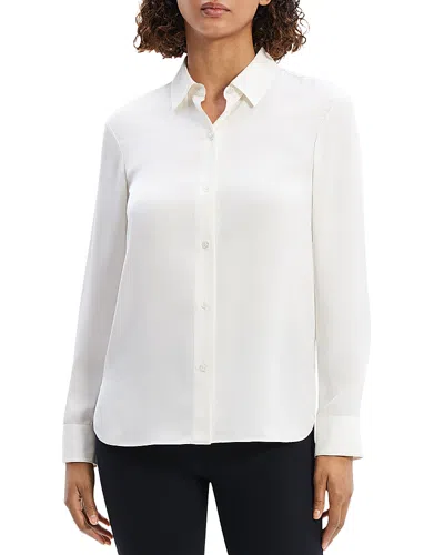 THEORY SILK BLOUSE