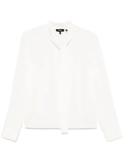 THEORY SILK BLOUSE