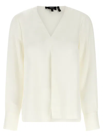 THEORY SILK BLOUSE