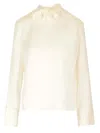 Theory Silk Blouse In White