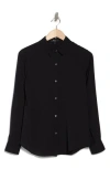 Theory Button-down Shirt In Black