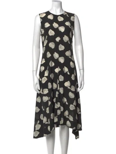 Pre-owned Theory Silk Midi Length Dress