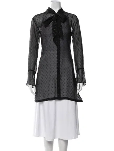 Pre-owned Theory Silk Midi Length Dress W/ Tags In Multi