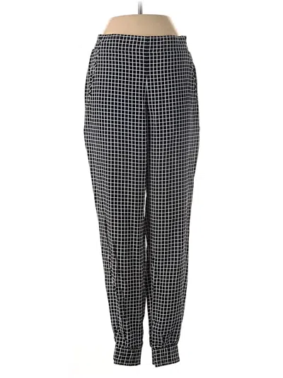 Pre-owned Theory Silk Pants In Black