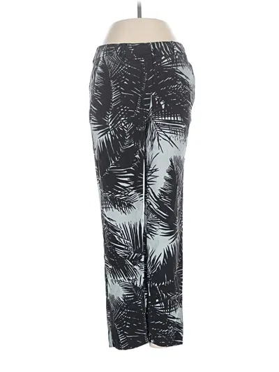Pre-owned Theory Silk Pants In Black
