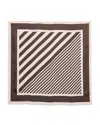 Theory Silk Scarf In Brown