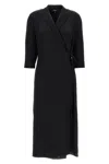 Theory Silk Shirt Dress Dresses Black
