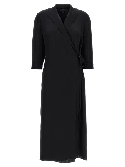 THEORY SILK SHIRT DRESS