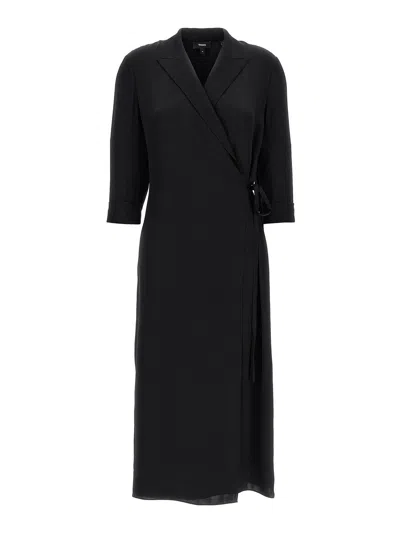 THEORY SILK SHIRT DRESS
