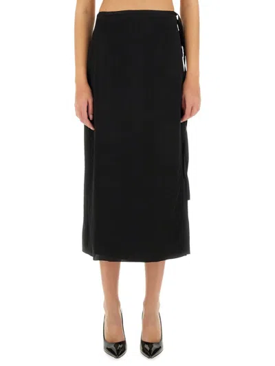 THEORY THEORY SILK SKIRT