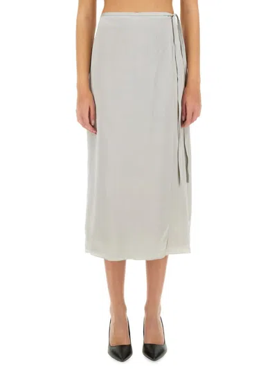 THEORY THEORY SILK SKIRT