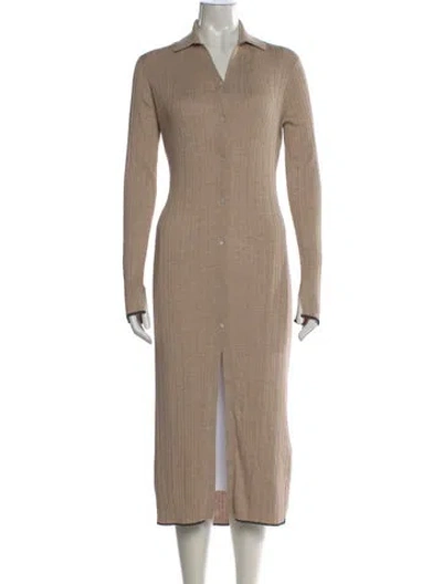 Pre-owned Theory Silk Sweater In Neutral